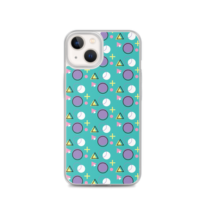 Memphis Colorful Pattern 01 iPhone® Phone Case