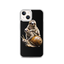 Sloth Riding A Snail iPhone Case