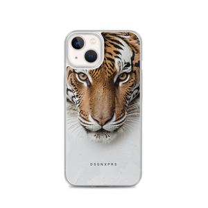 Silent Tiger Head iPhone Case