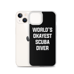 World's Okayest Scuba Diver Clear Case for iPhone®