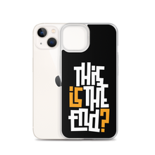 IS/THIS IS THE END? Black Yellow White iPhone Phone Case