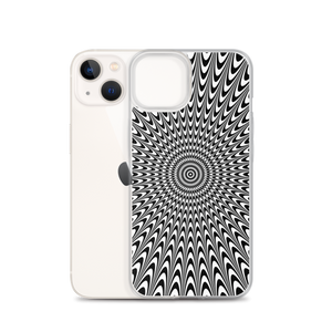 Vertigo Optical Illusion Background iPhone® Phone Case