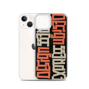 Design Express Typography iPhone Case