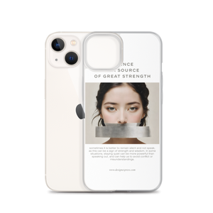 Silence Lao Tzu iPhone Case