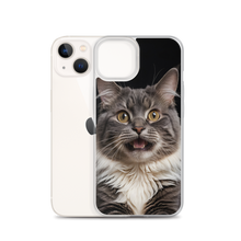 Shocked Cat Face iPhone Case