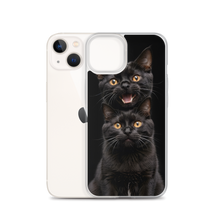 Two Black Cats Follows iPhone Case