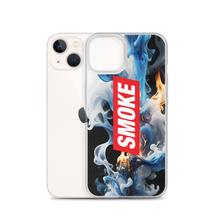 Blue Smoke Fire iPhone Case