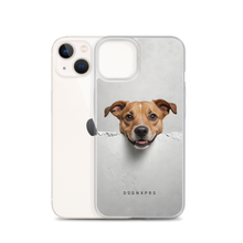 Smile Dog Peep iPhone Case