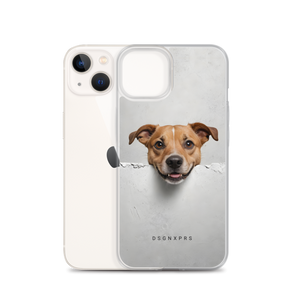 Smile Dog Peep iPhone Case