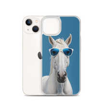 Cool Blue Horse iPhone Case