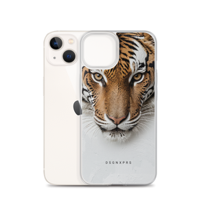 Silent Tiger Head iPhone Case