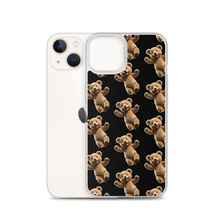 Happy Teddy Bear Pattern iPhone Case