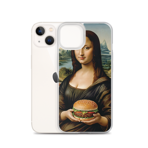 Monalisa Burger iPhone Case