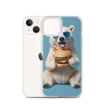 Polar Bear and Burger iPhone Case