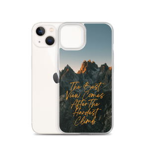 The Best View Comes iPhone Case