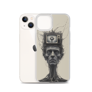 Brain Wash by Media iPhone Case