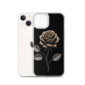 Rose Copper Art iPhone Case