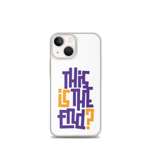 IS/THIS IS THE END? Purple Yellow iPhone Phone Case