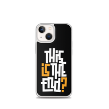 IS/THIS IS THE END? Black Yellow White iPhone Phone Case