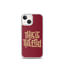 THIS IS THE END? Burgundy iPhone Phone Case