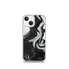 Black and White Fluid iPhone® Phone Case