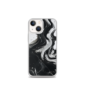 Black and White Fluid iPhone® Phone Case