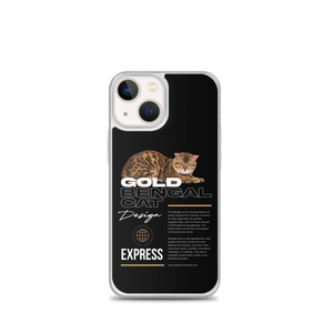 Gold Bengal Cat iPhone Case