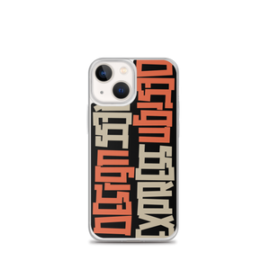 Design Express Typography iPhone Case