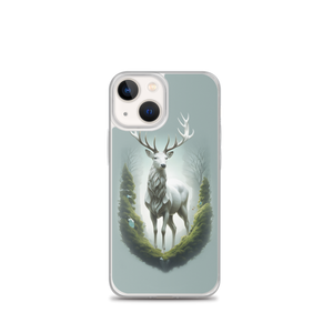 Green White Deer iPhone Case