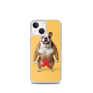 Bulldog X-Tape Yellow iPhone Case