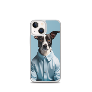 Sad Dog Blue iPhone Case