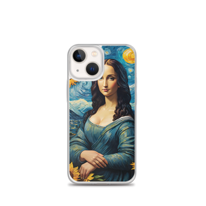 Monalisa Painting in Van Gogh Style iPhone Case