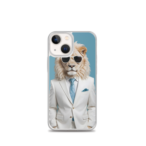 Funky White Lion iPhone Case