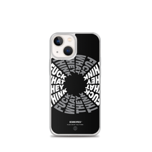 F**ck What They Think Grayscale iPhone Case