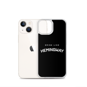 Drink Like Hemingway Clear Case for iPhone®