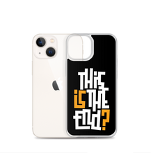 IS/THIS IS THE END? Black Yellow White iPhone Phone Case