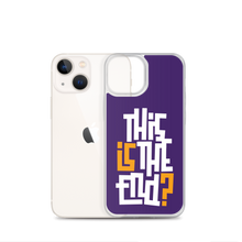 IS/THIS IS THE END? Purple Yellow Reverse iPhone Phone Case