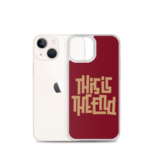 THIS IS THE END? Burgundy iPhone Phone Case