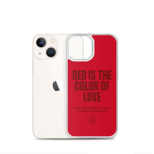 Red is the color of love iPhone® Phone Case