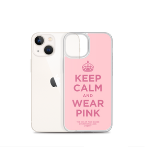 Keep Calm and Wear Pink iPhone® Phone Case