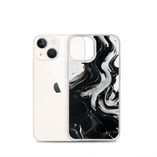 Black and White Fluid iPhone® Phone Case