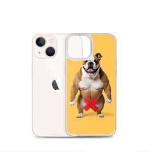 Bulldog X-Tape Yellow iPhone Case