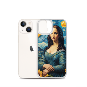 Monalisa Painting in Van Gogh Style iPhone Case