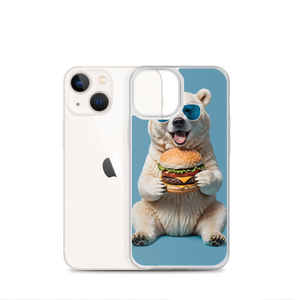 Polar Bear and Burger iPhone Case