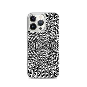 Vertigo Optical Illusion Background iPhone® Phone Case