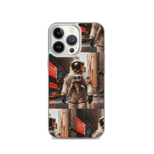 Astronout in the City iPhone Case