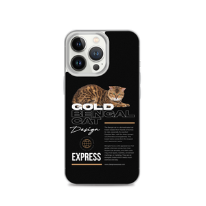 Gold Bengal Cat iPhone Case