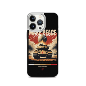 Make Peace Stop War Tank iPhone Case