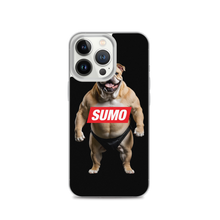 Sumo Bulldog Black iPhone Case