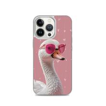 Cute Pink Swan iPhone Case